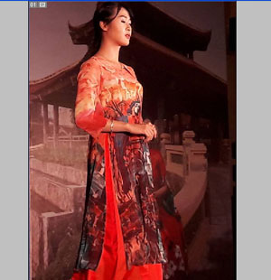 The folk dress