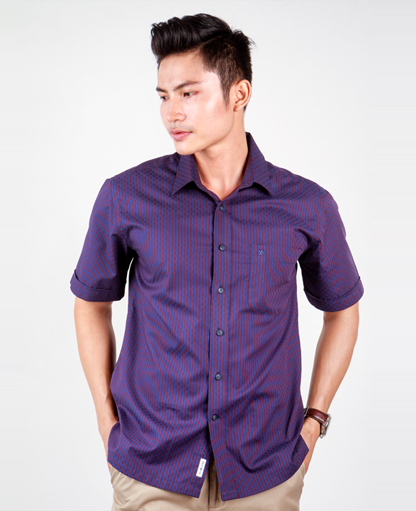 Short mens casual shirts