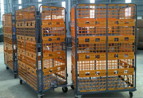 Powder coating cart