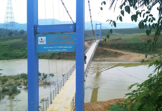 Hong Kien suspension bridge