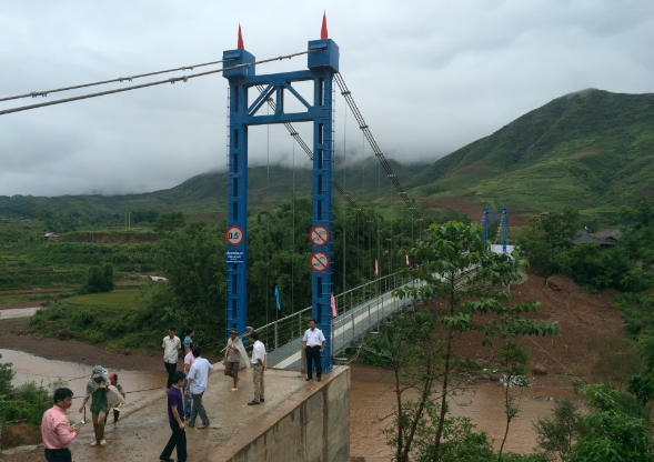 Phieng Vang suspension bridge