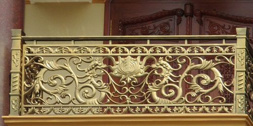 Iron art railing