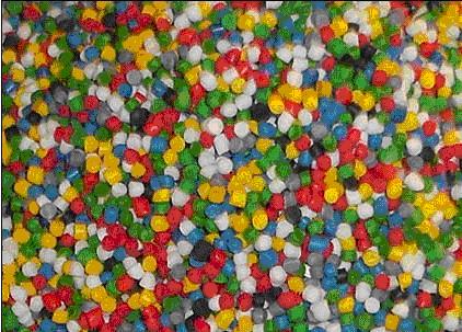 Plastic beads