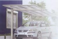 Aluminium glass roof