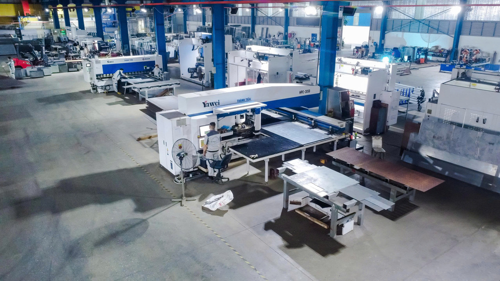 Welding line solutions for heavy industrial structures and installation