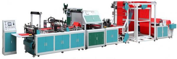 Multi-function continuous non-woven bag cutting and sealing machine