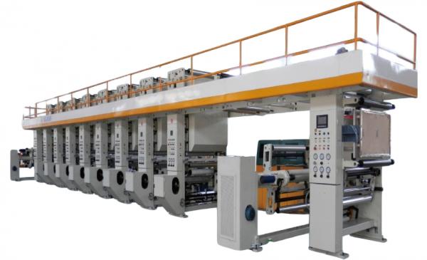 8 color plastic film printing machine