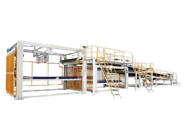 Automatic 2 layer stacking machine