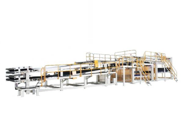 Automatic 2 layer stacking machine