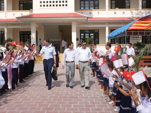 Construction of school