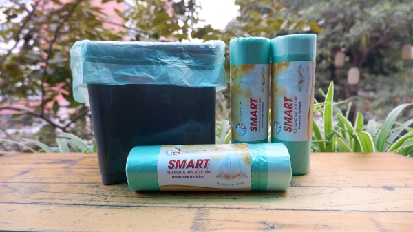60L Smart Drawstring Trash Bag