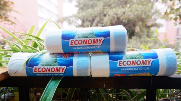 33L Economy Drawstring Trash Bag