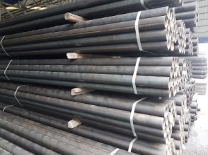 Black round steel pipe