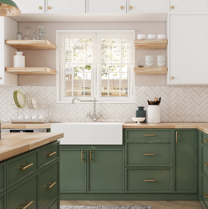 Kitchen cabinets