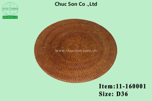 Rattan plate