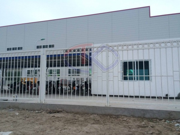 Steel fence