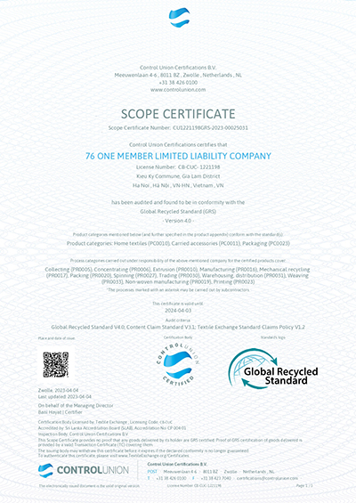Global Recycled Standard (GRS)