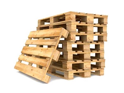 Four-way wooden pallet