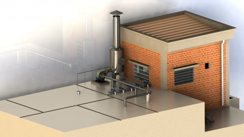 Odor control from wastewater treatment systems