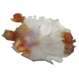 Onyx goldfish plate