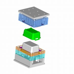 Plastic tub mold