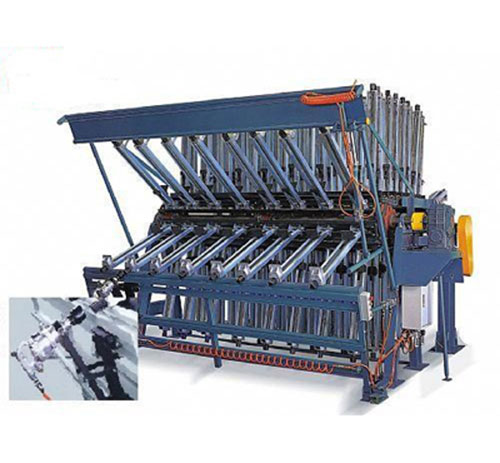 Woodworking clamp carrier machine