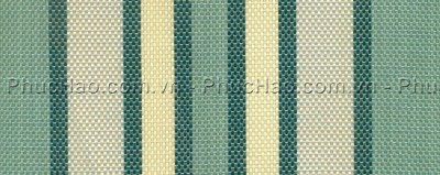 Textilene fabric - white green