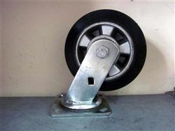 Rubber trolley wheel