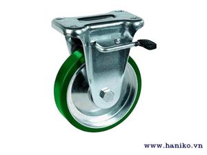 Spinning trolley wheel