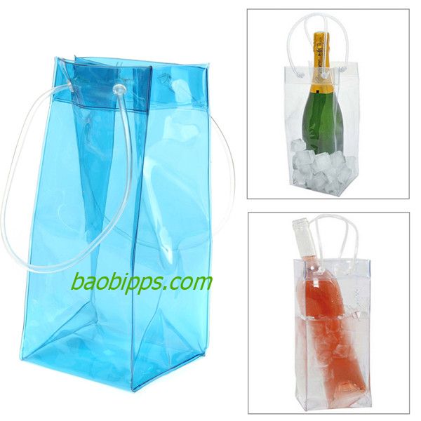 PVC plastic bag for wine