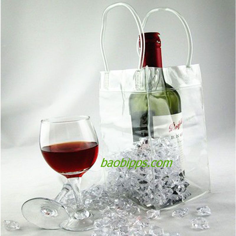 PVC plastic bag for wine