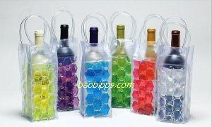 PVC plastic bag for wine
