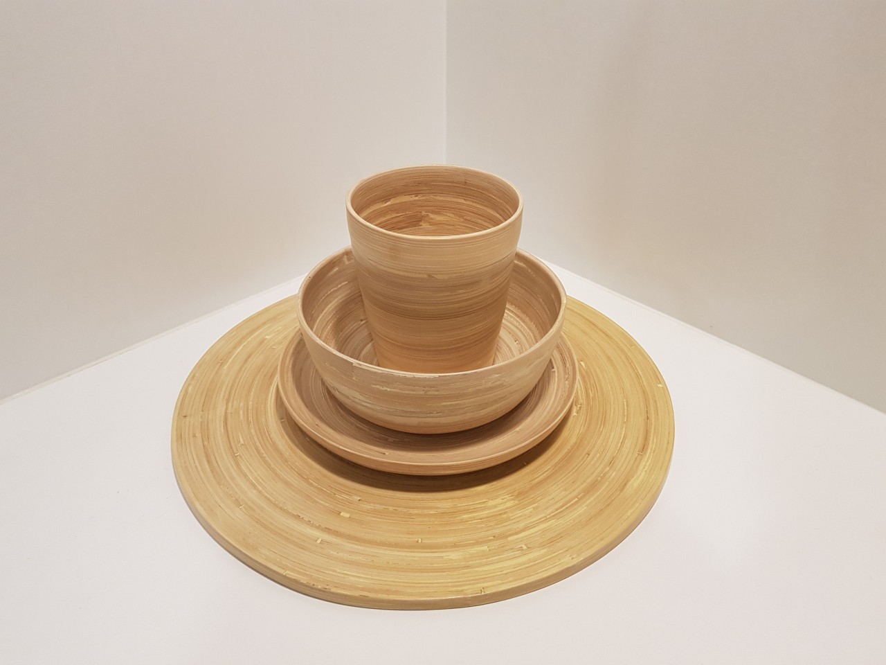 Bamboo Dish, Cup, Bowl