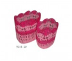 Fiber plaited knit paper