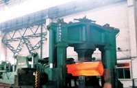 Production process for steel billets.