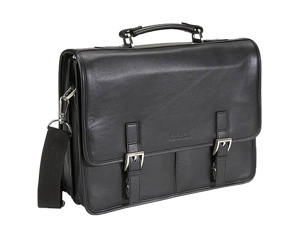 Leather briefcase