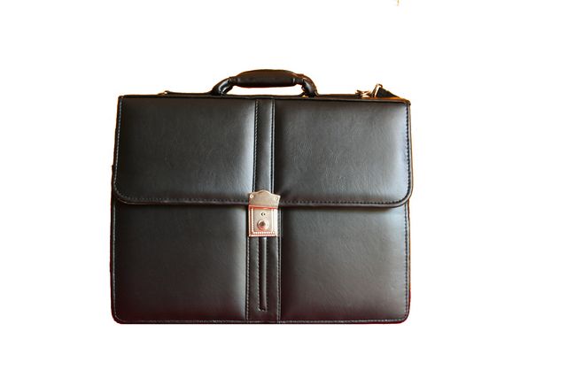 Leather briefcase