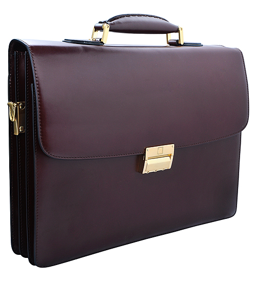 Leather briefcase