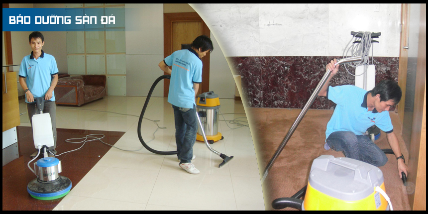 Stone floor maintenance
