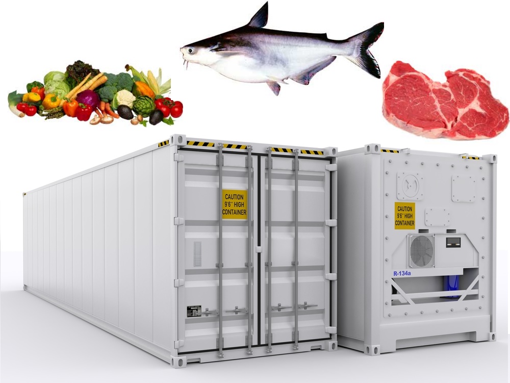 Refrigerated containers shipping