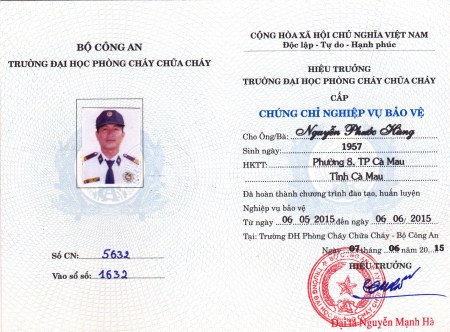 Certification