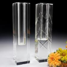 Glass flower vase