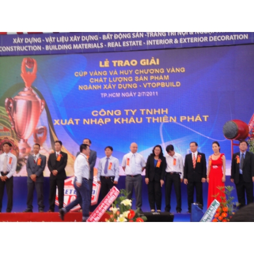 Certificate of merit and trophy