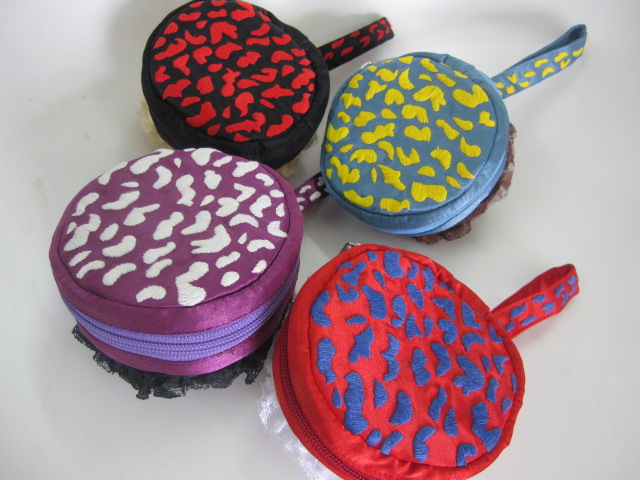Embroidered wallet