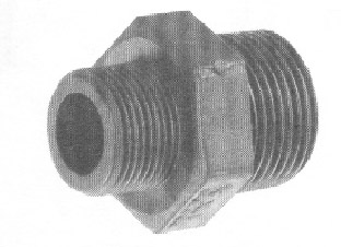 Hex nipple pipe fittings