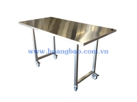 Stainless steel table