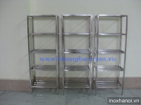 Stainless steel shelves