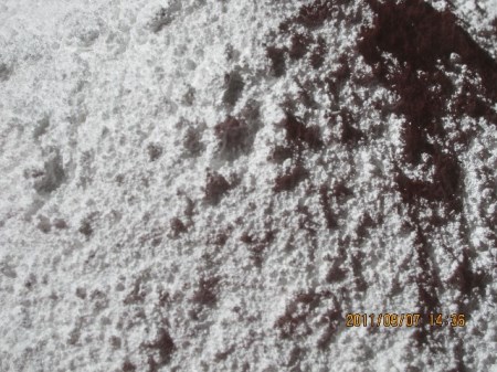 Heavy calcium carbonate powder