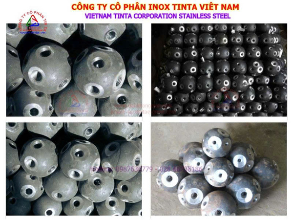 Space frame joint bolt balls