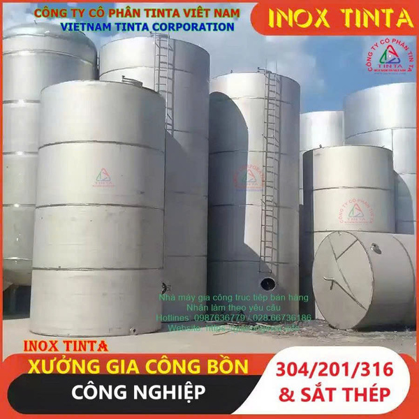 Industrial storage tanks